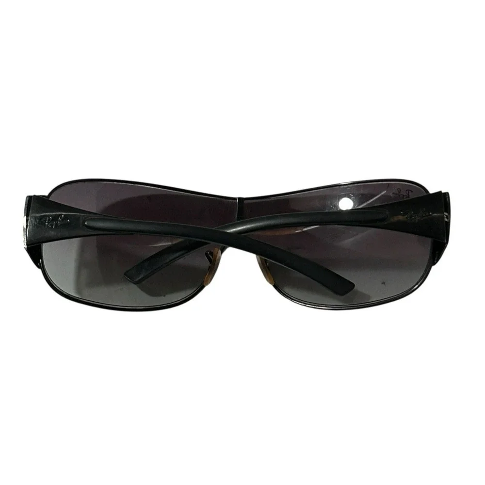 RARE Ray-Ban Shield Wrap Sunglasses Black (RB3321) READ
